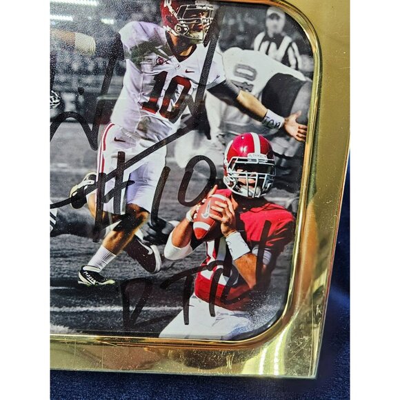 Autographed Alabama Football Photo with Gold Frame Sports‎ Memorabilia - Picture 5 of 8